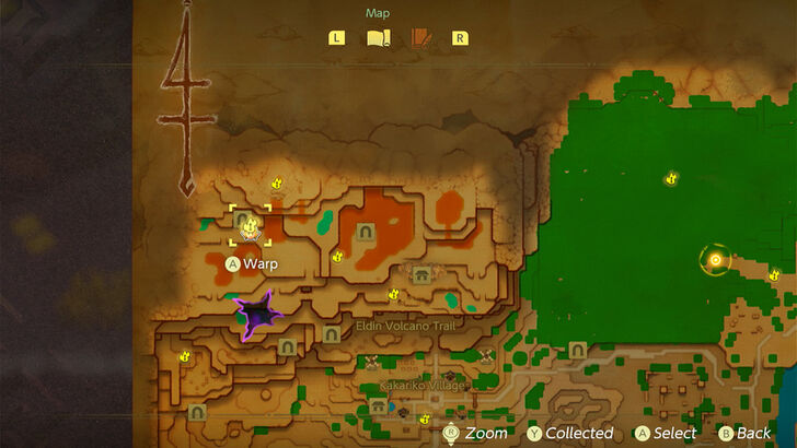 Waypoint map location