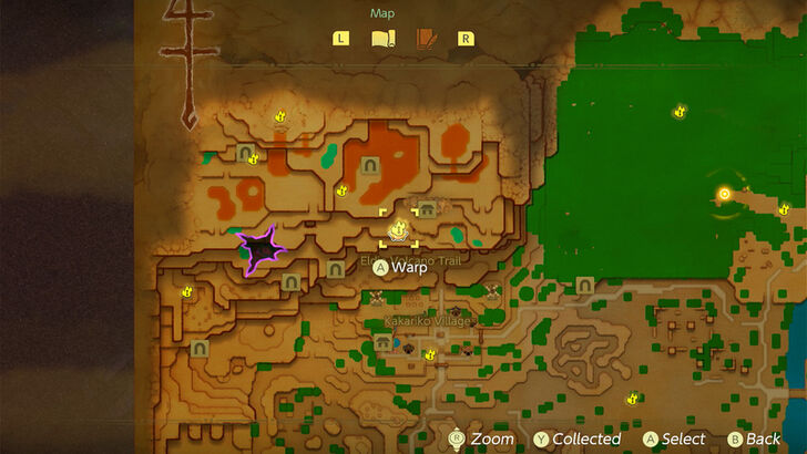 Waypoint map location