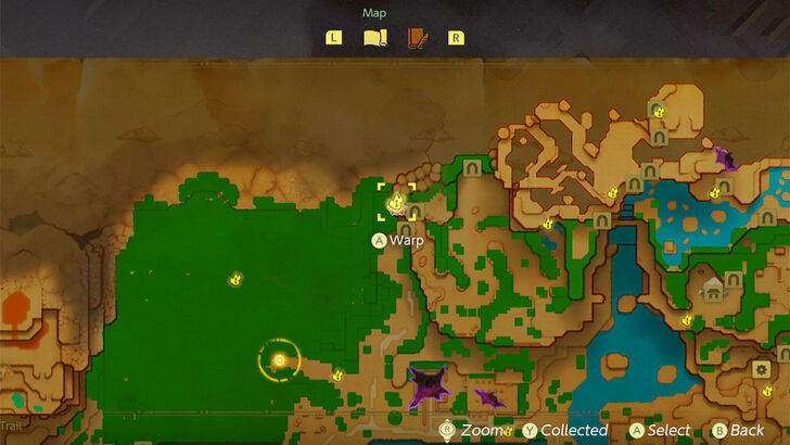 Waypoint map location