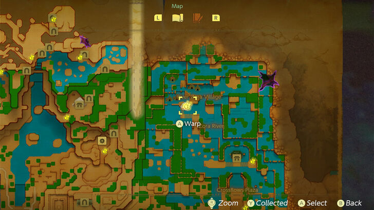 Waypoint map location