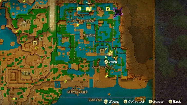 Waypoint map location