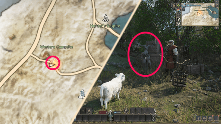 Throne and Liberty Western Campsite Pilgrimage Stone