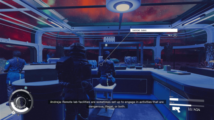 Starfield Return to Sherine Dubas