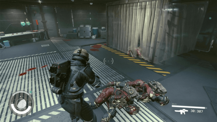 Starfield Head inside the farm