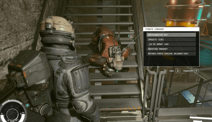 Starfield Get the Refrigerator Key