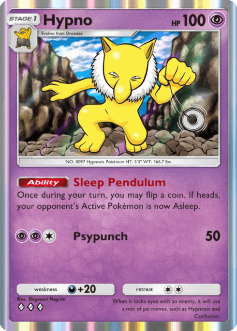Pokemon TCG Pocket - A1 125 Hypno