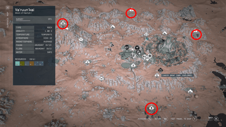 Starfield Wayshrine Locations