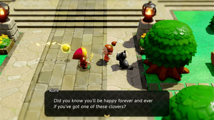 Talk to Romi in front of Hyrule Castle