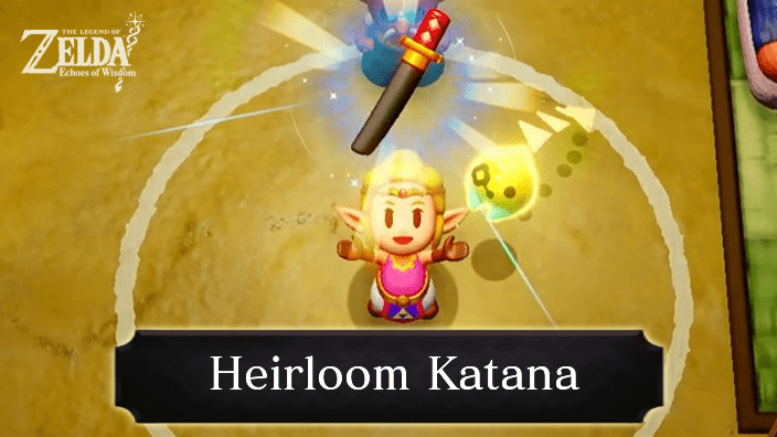 The Legend of Zelda Echoes of Wisdom (EoW) - Heirloom Katana