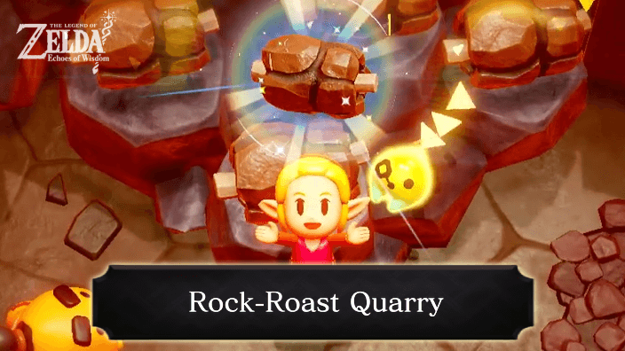 Zelda Echoes of Wisdom Rock-Roast Quarry Walkthrough