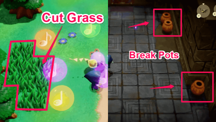 Cut Grass and Break Pots