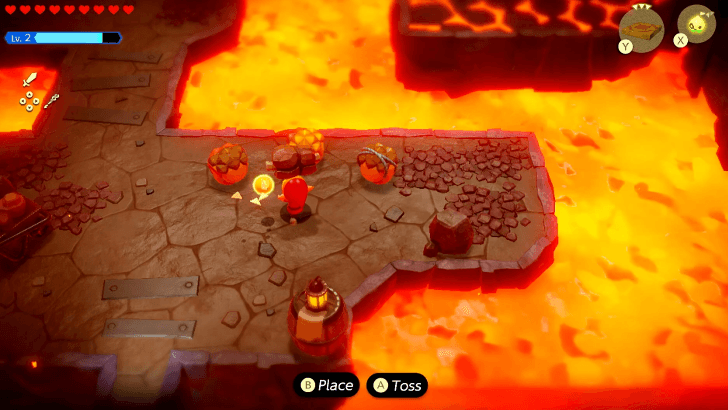 placing the Rock-Roast in front of Elder Gol