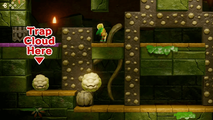 Trap a Cloud in the Bottom Corner