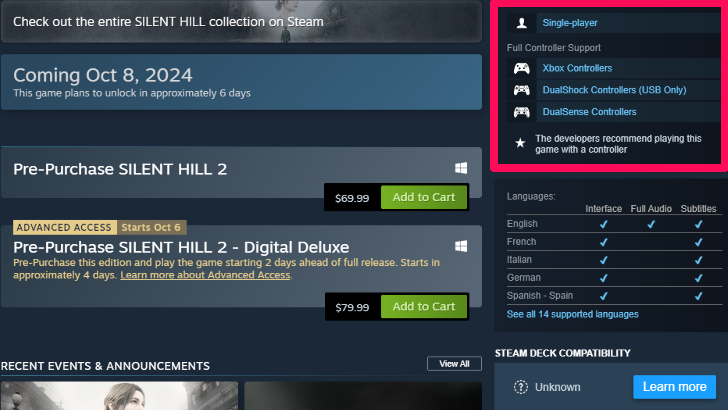 Single Player Steam Preview