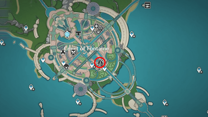 Genshin - Mementos of Teyvat Stage 9 Map Location