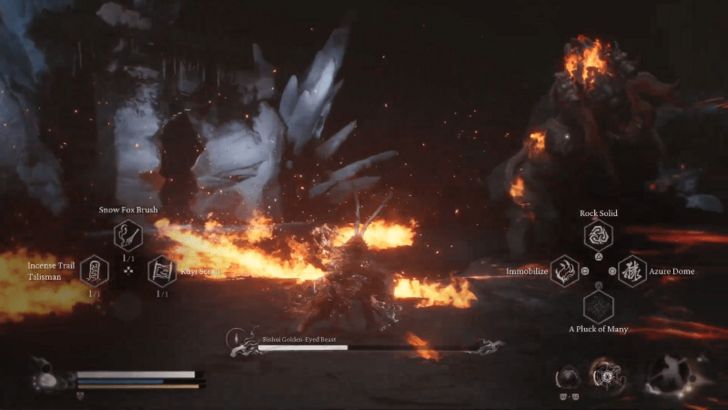 Bishui Golden-Eyed Beast - Destroy Ice Wall