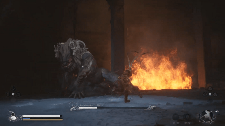 Bishui Golden-Eyed Beast - Destroy Fire Wall