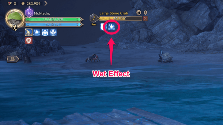 Throne and Liberty Wet Effect