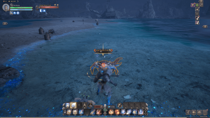 Throne and Liberty Defeat Large Stone Crab