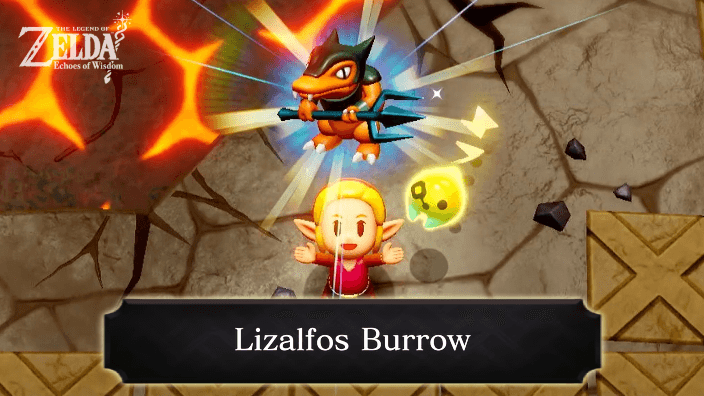 Zelda Echoes of Wisdom Lizalfos Burrow Walkthrough