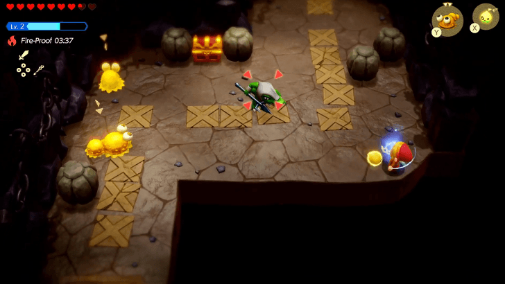 Lizalfos room with chest