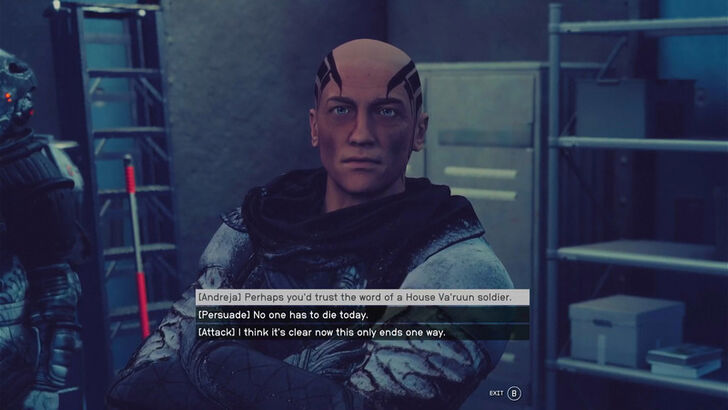 Starfield Zealous Overreach Dialogue Options