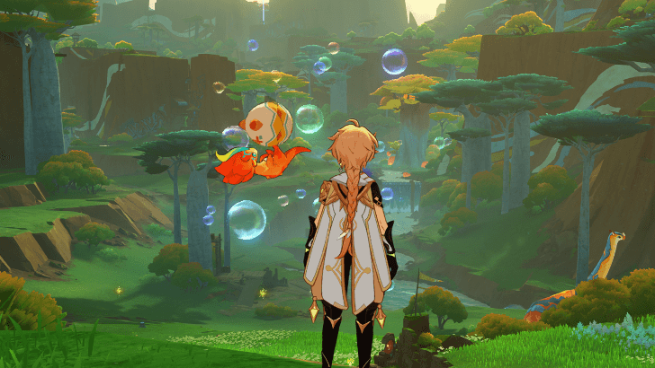 Genshin - How to Use Firstborn Firesprite - Use with other Gadget