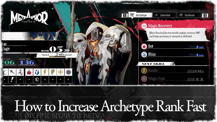 Metaphor ReFantazio - How to Increase Archetype Rank Banner