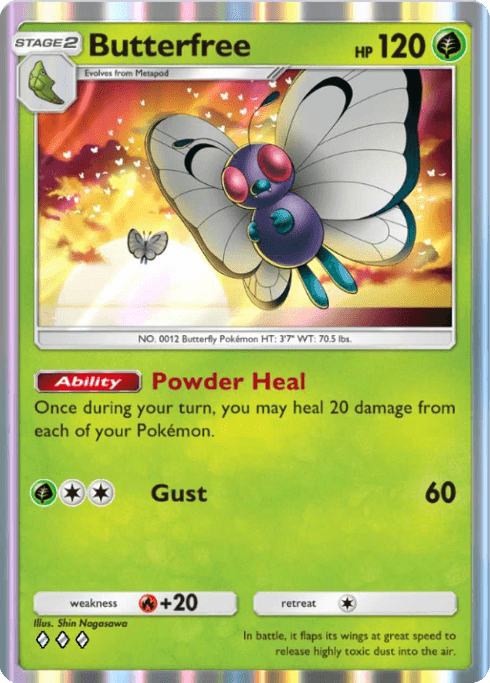 Pokemon TCG Pocket - A1 007 Butterfree