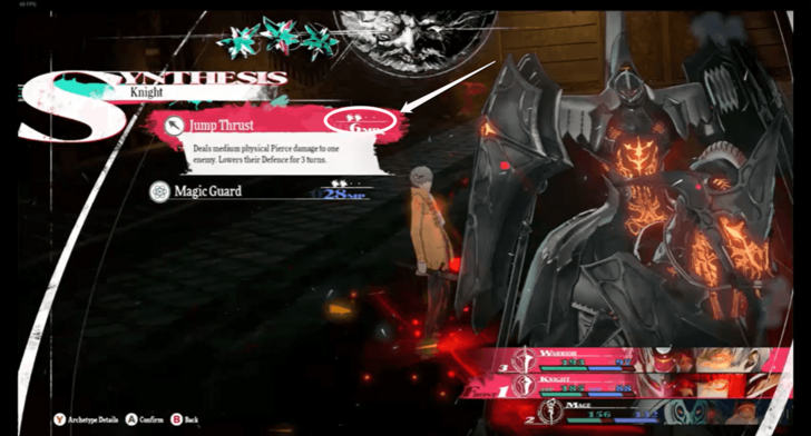 Metaphor ReFantazio Synthesis Skills can Take Up to Three Moves