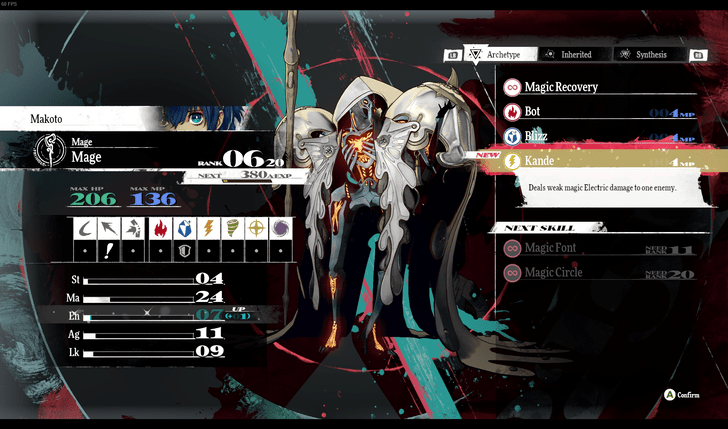 Metaphor ReFantazio - Gain Access to New Skills.