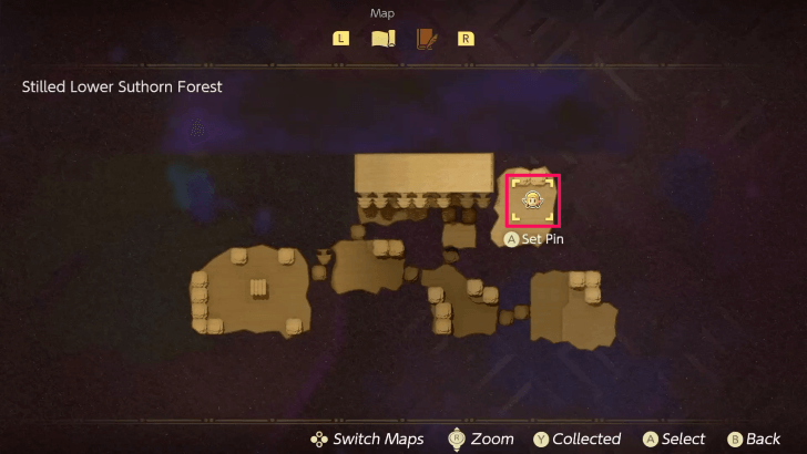 Stilled Lower Suthorn Forest Step 9 Map