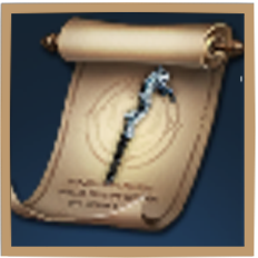 Rare Lithograph: Malevolent Staff