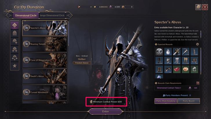 Combat Power Requirement