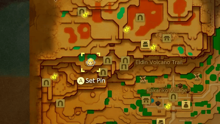 Stilled Western Eldin Volcano map location