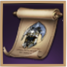 Precious Lithograph: Blessed Templar Helmet