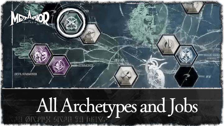 Metaphor ReFantazio - All Archetypes and Jobs