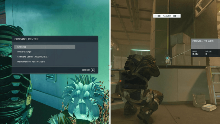 Officer Lounge and Farewell in Arms