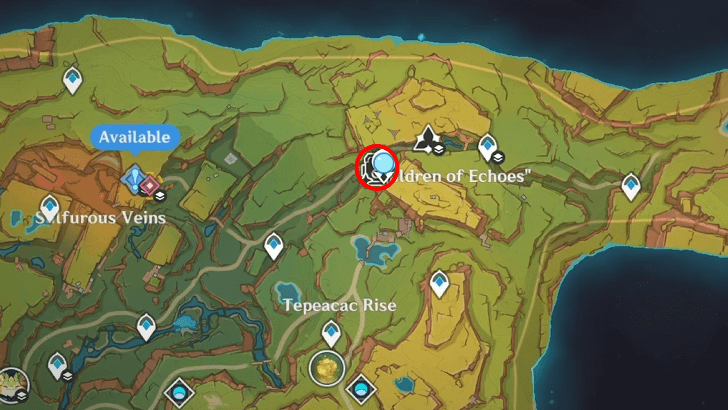 Genshin - Mementos of Teyvat Stage 12 Map Location