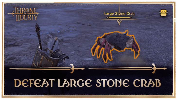 Throne and Liberty Defeat Large Stone Crab