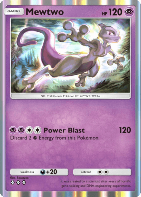 Mewtwo ex CG Full Art Card - Genetic Apex | Pokemon TCG