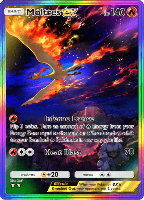 Pokemon TCG Pocket - A1 274 Moltres ex