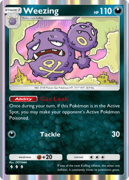 Pokemon TCG Pocket - A1 177 Weezing