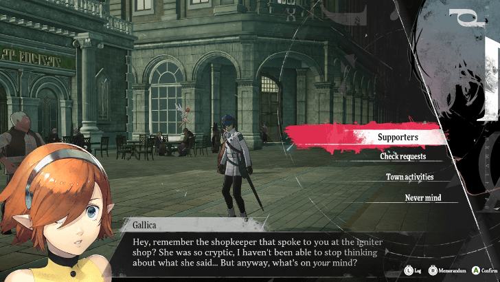 Metaphor ReFantazio Talk to Gallica