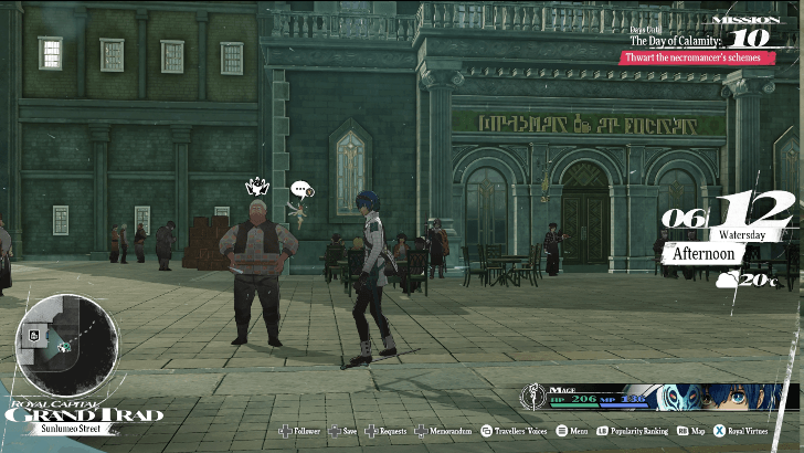 Metaphor ReFantazio Talk to NPCs