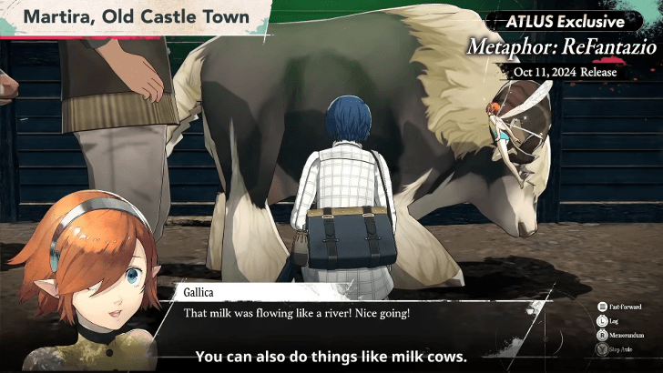 Metaphor ReFantazio Milking Cows