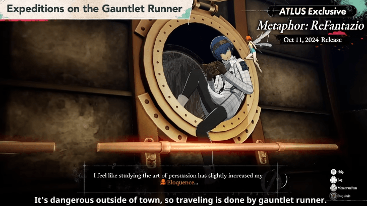 Metaphor ReFantazio Reading on Gauntlet Rider