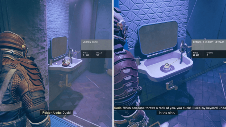 Starfield Get the Duck and Keyboard