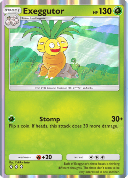 Pokemon TCG Pocket - A1 022 Exeggutor