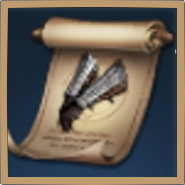 Rare Lithograph: Feathered Drakeskin Gloves